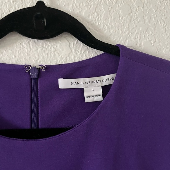 Diane von Furstenberg Jaelyn Purple Dress NWOT - Picture 5 of 10